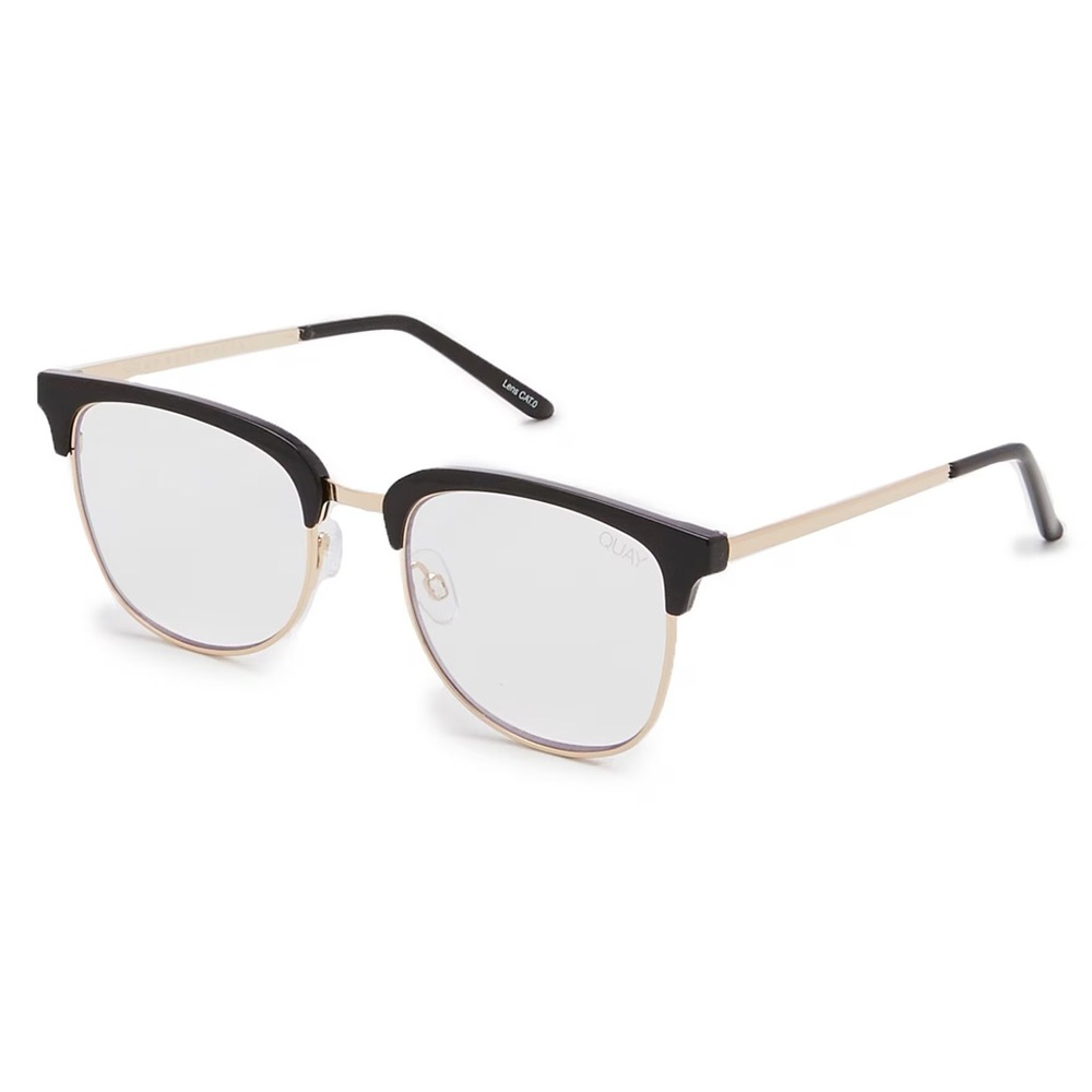 Quay Black and Gold Glasses